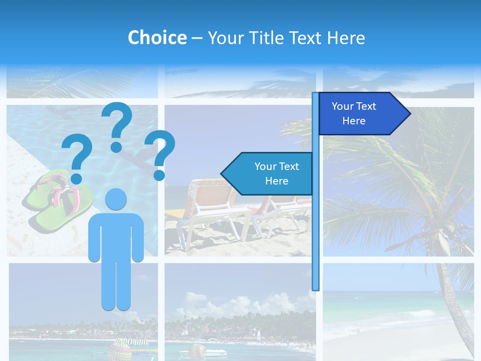 Slipper Feet Beachfront PowerPoint Template
