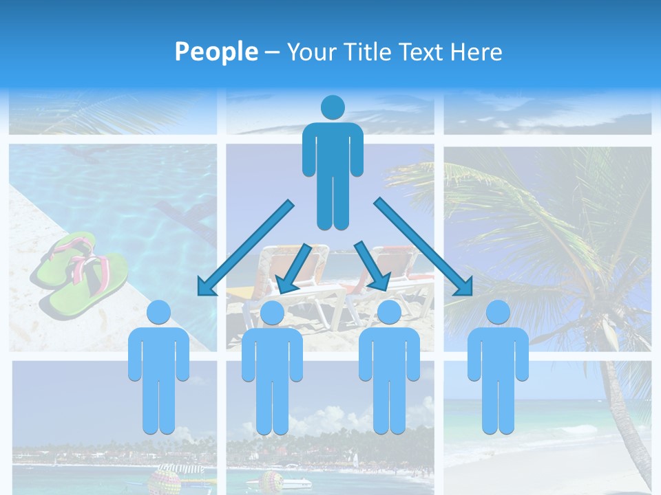 Slipper Feet Beachfront PowerPoint Template