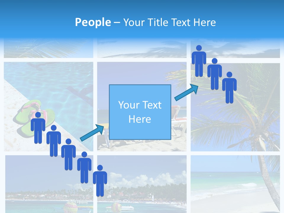 Slipper Feet Beachfront PowerPoint Template