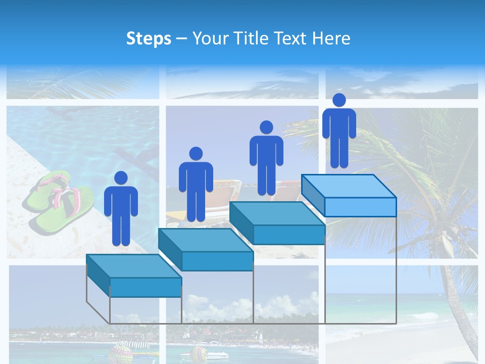 Slipper Feet Beachfront PowerPoint Template