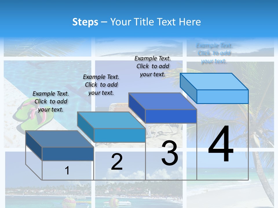 Slipper Feet Beachfront PowerPoint Template