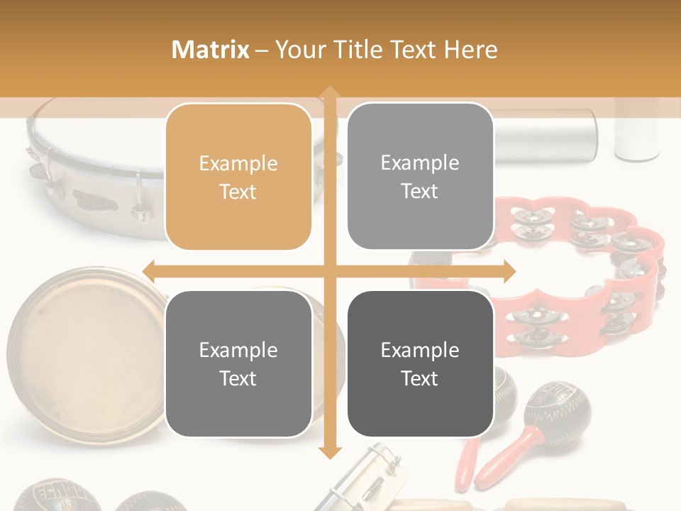 Percussion Musical Instruments PowerPoint Template