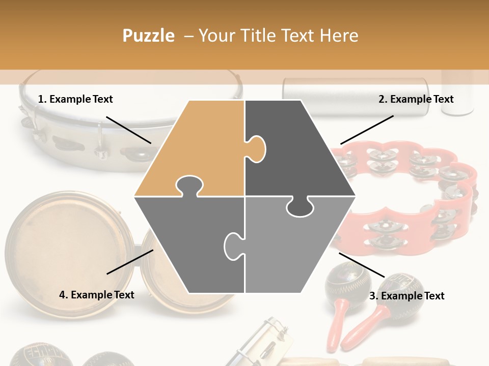Percussion Musical Instruments PowerPoint Template