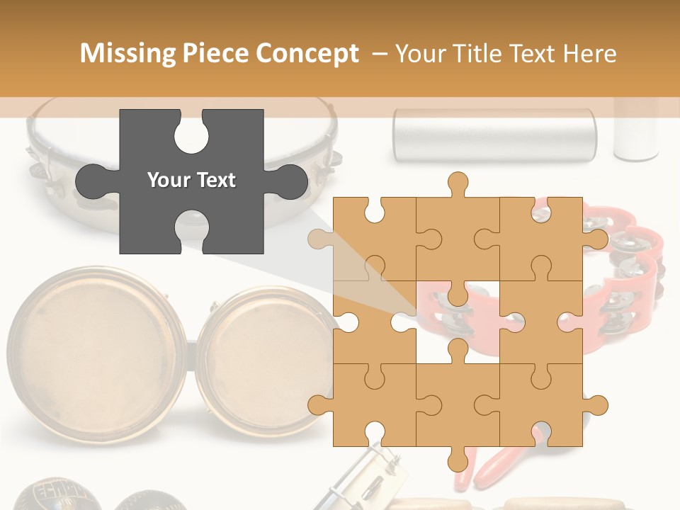 Percussion Musical Instruments PowerPoint Template