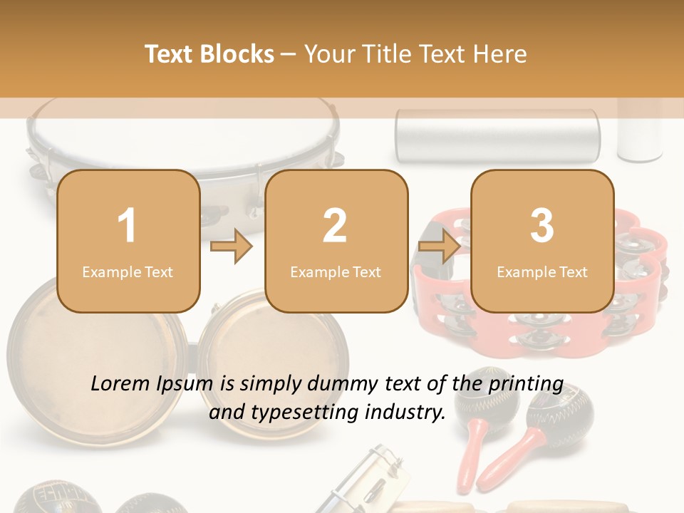Percussion Musical Instruments PowerPoint Template