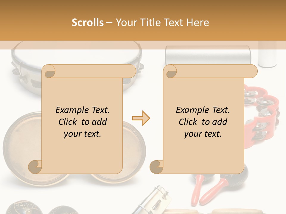 Percussion Musical Instruments PowerPoint Template