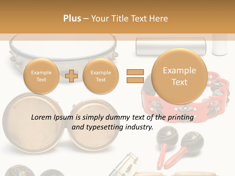 Percussion Musical Instruments PowerPoint Template