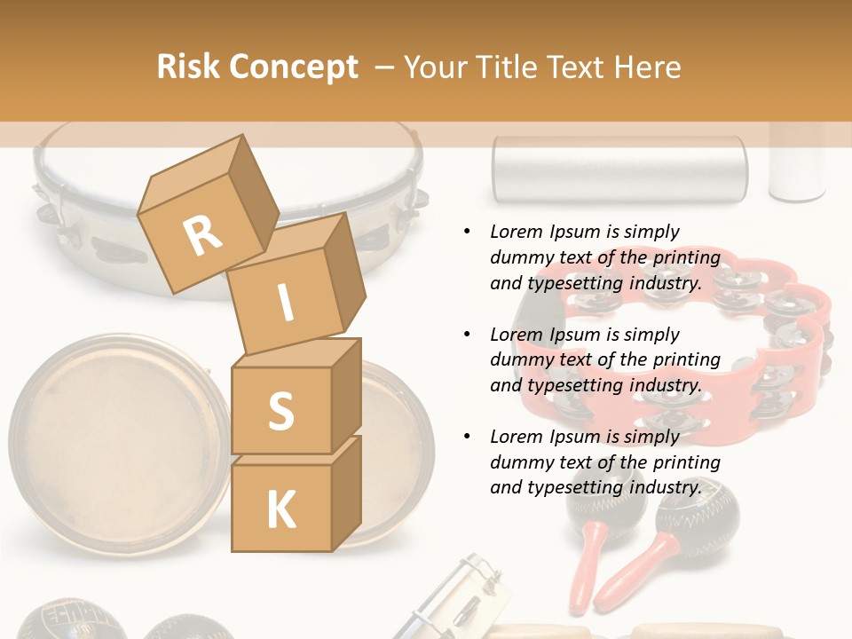Percussion Musical Instruments PowerPoint Template