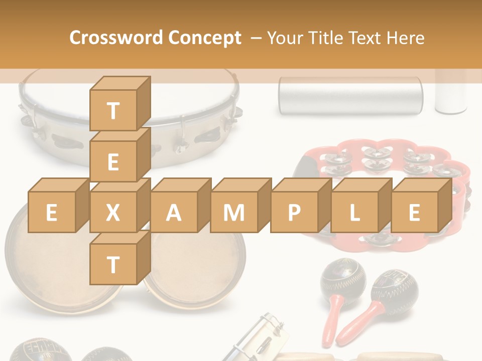 Percussion Musical Instruments PowerPoint Template