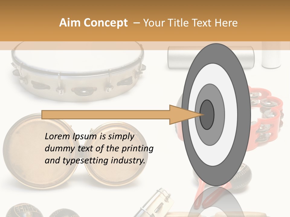 Percussion Musical Instruments PowerPoint Template