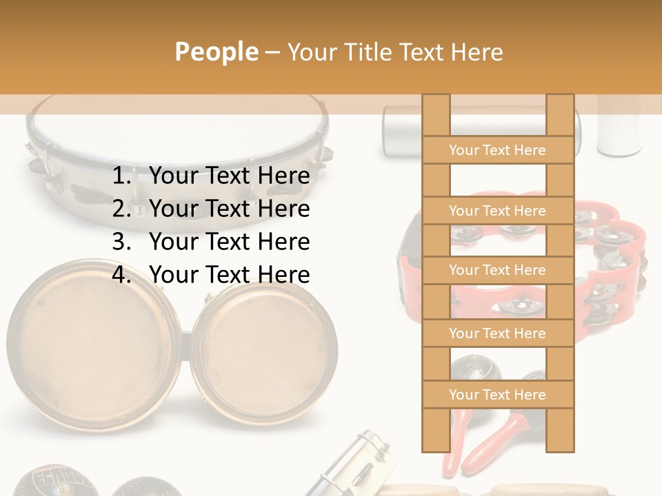 Percussion Musical Instruments PowerPoint Template