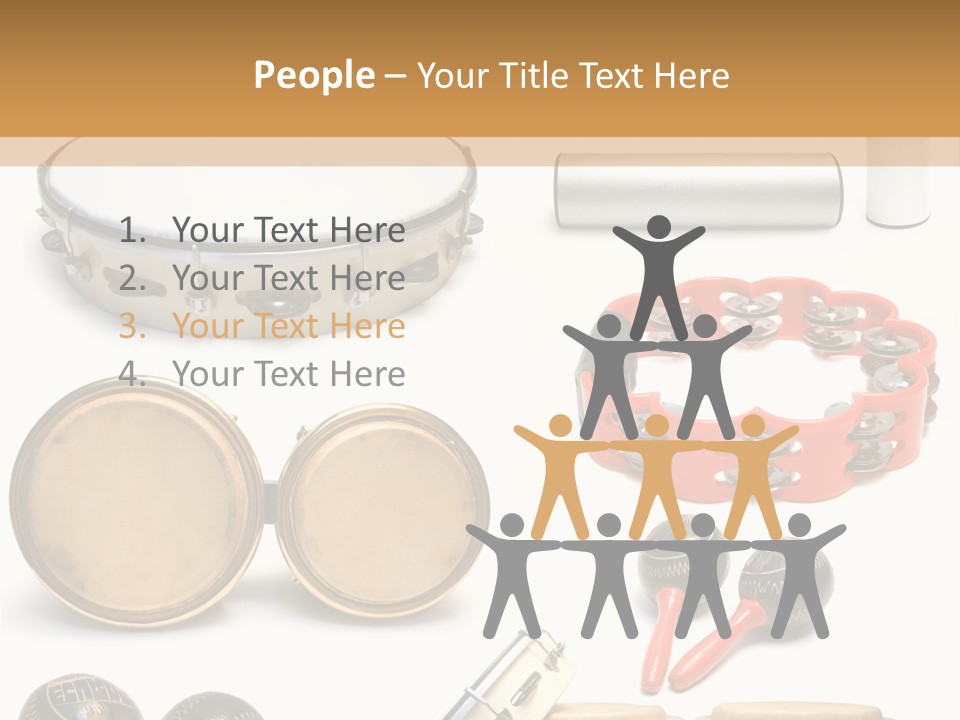 Percussion Musical Instruments PowerPoint Template