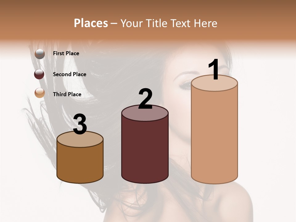 Hair Extensions Human PowerPoint Template