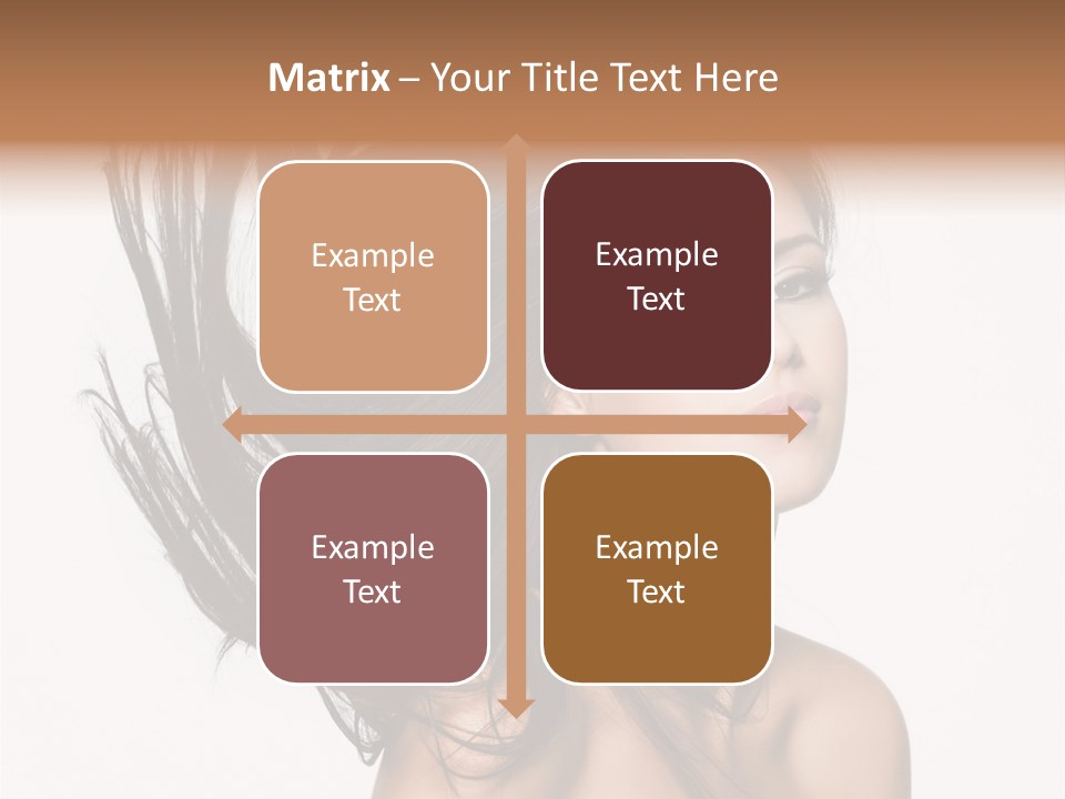 Hair Extensions Human PowerPoint Template