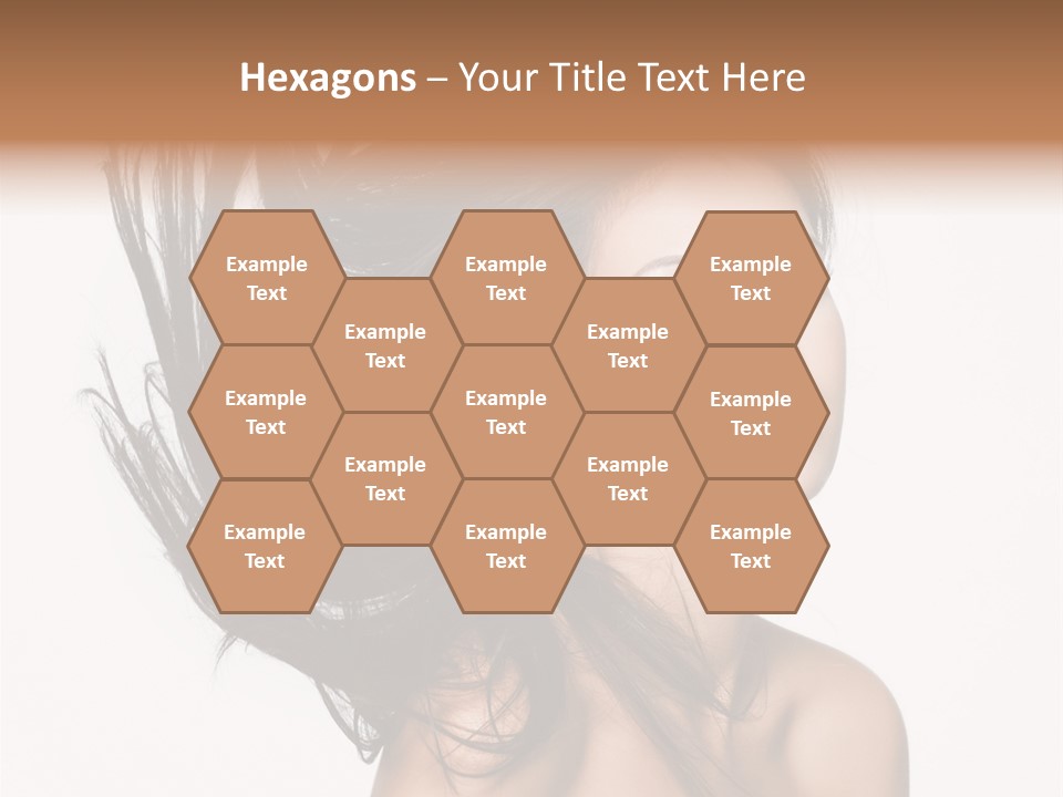 Hair Extensions Human PowerPoint Template