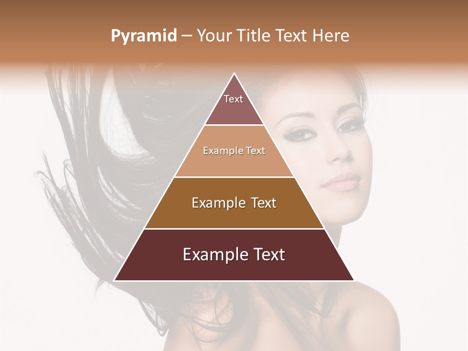 Hair Extensions Human PowerPoint Template