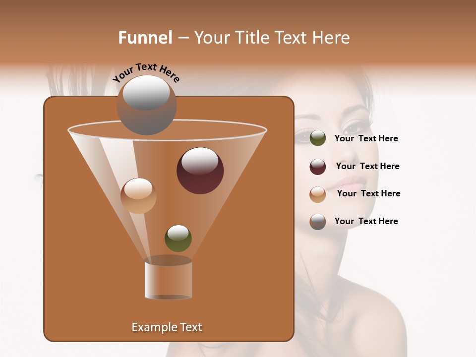 Hair Extensions Human PowerPoint Template