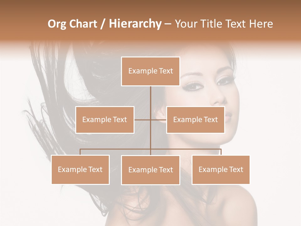 Hair Extensions Human PowerPoint Template