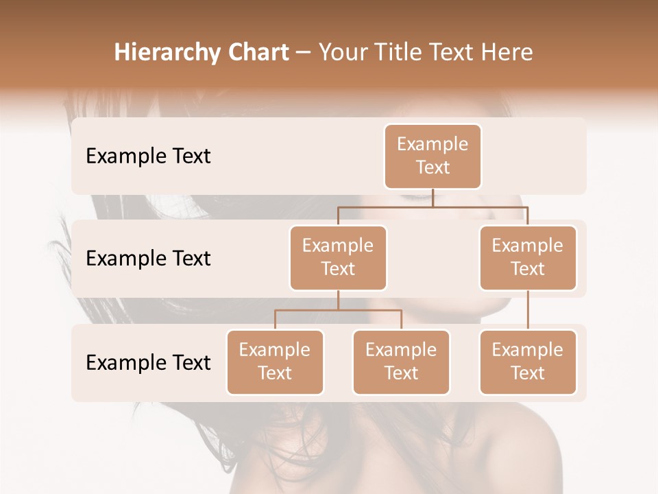 Hair Extensions Human PowerPoint Template