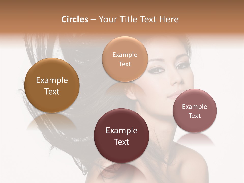 Hair Extensions Human PowerPoint Template