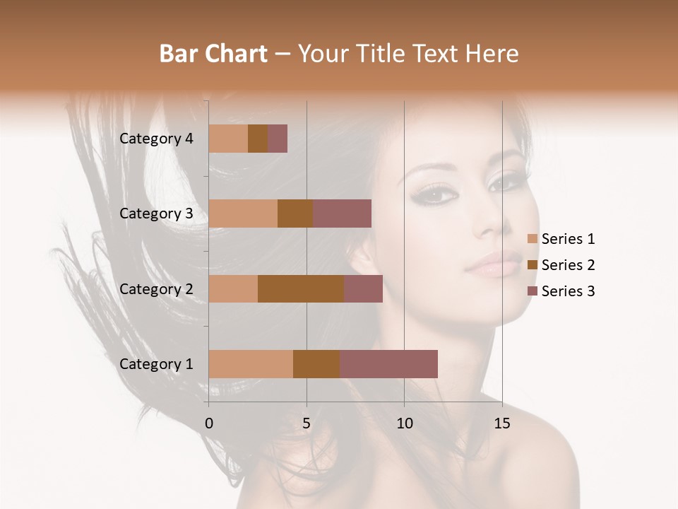 Hair Extensions Human PowerPoint Template