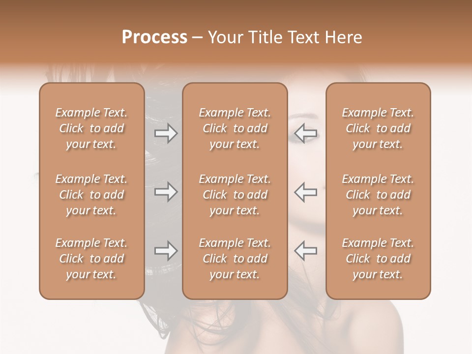 Hair Extensions Human PowerPoint Template