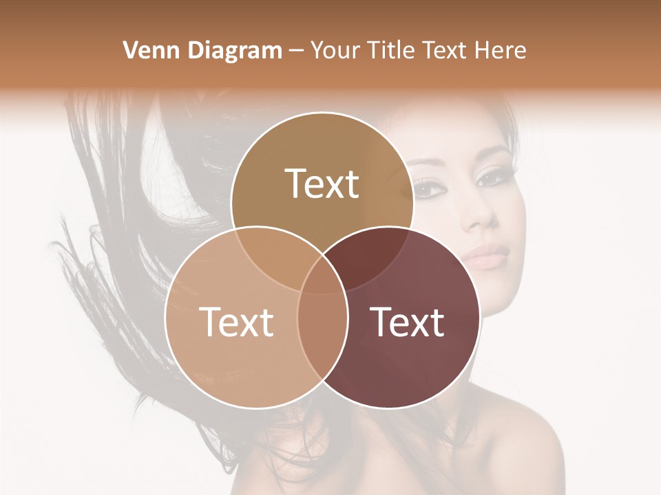 Hair Extensions Human PowerPoint Template