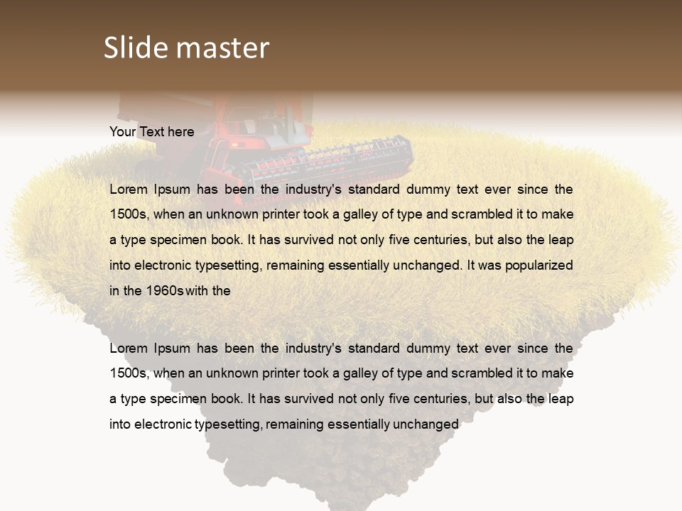 Piece Of Land PowerPoint Template