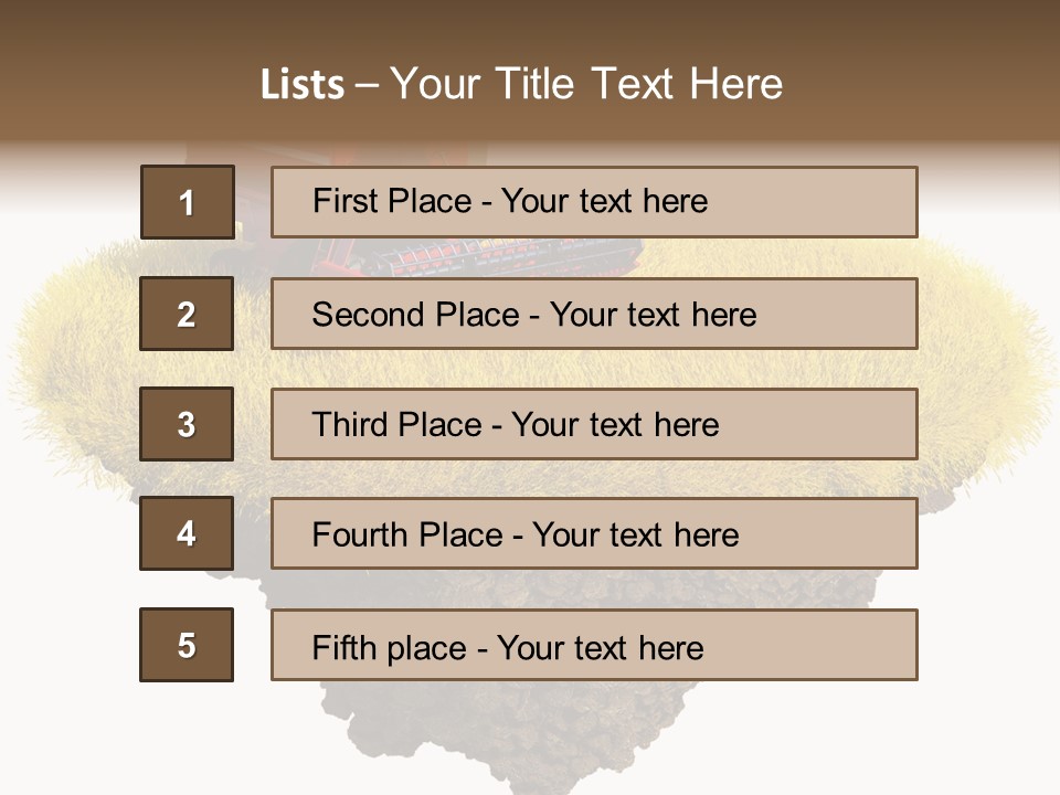 Piece Of Land PowerPoint Template
