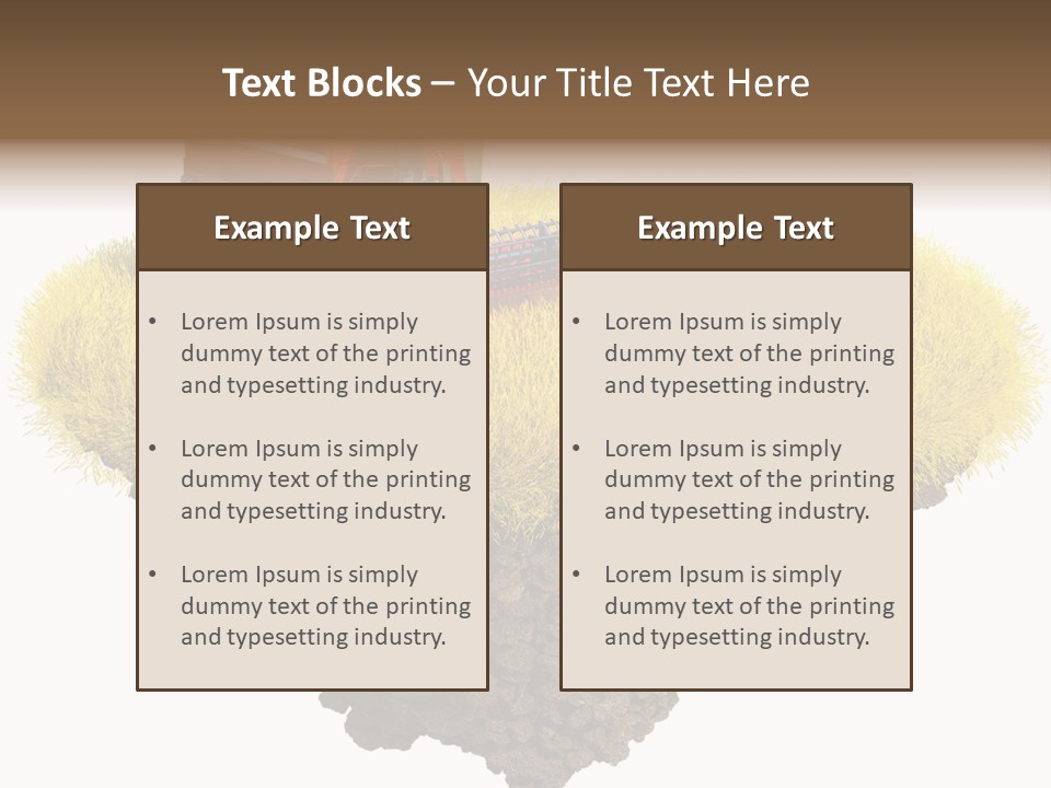 Piece Of Land PowerPoint Template