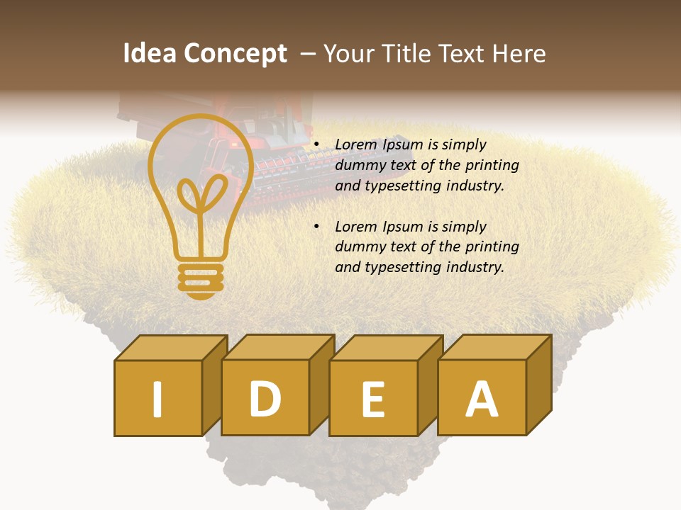 Piece Of Land PowerPoint Template