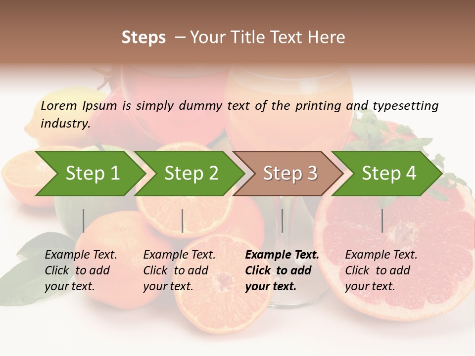Citrus Fruit PowerPoint Template