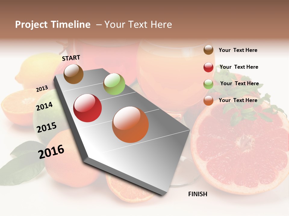Citrus Fruit PowerPoint Template