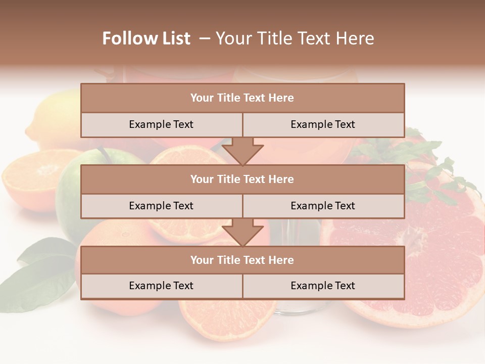 Citrus Fruit PowerPoint Template