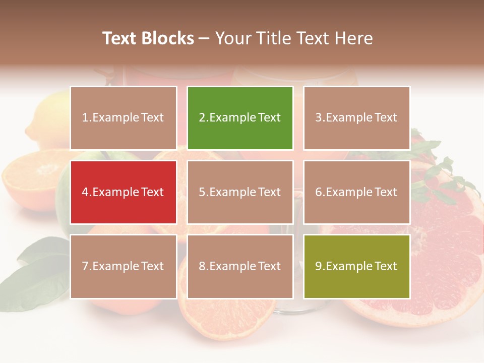 Citrus Fruit PowerPoint Template