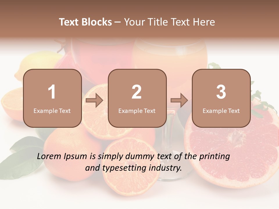 Citrus Fruit PowerPoint Template