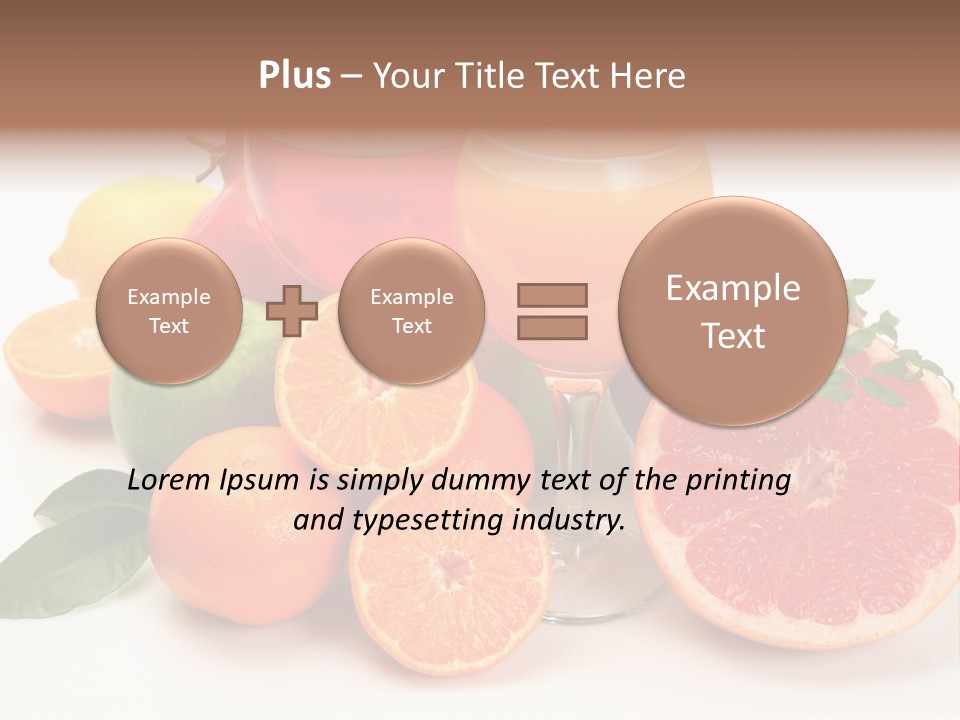 Citrus Fruit PowerPoint Template