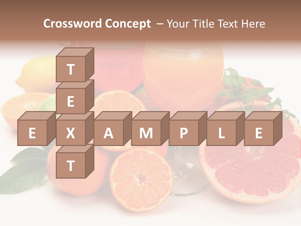 Citrus Fruit PowerPoint Template