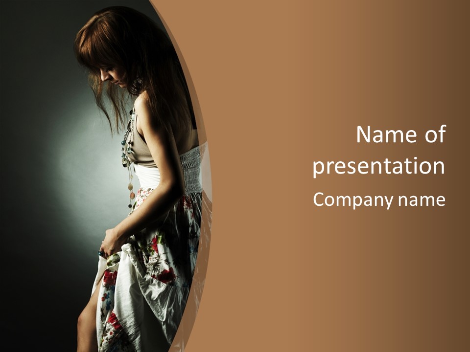 Adult Skin Healthy PowerPoint Template