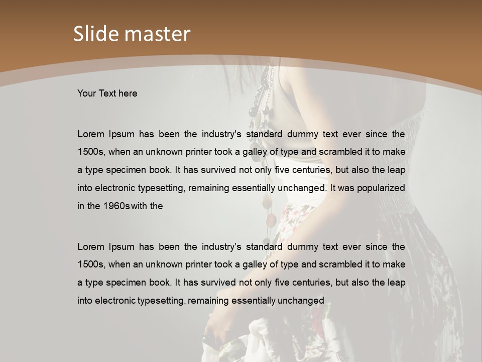 Adult Skin Healthy PowerPoint Template