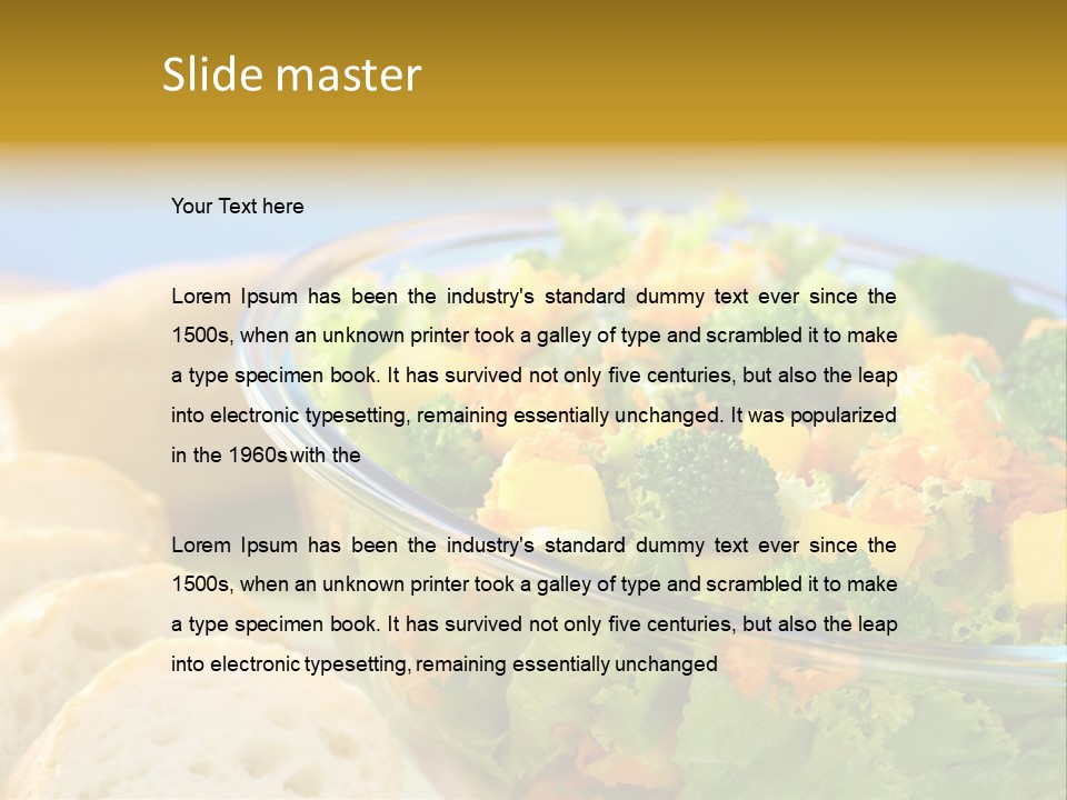 Healthy Food PowerPoint Template