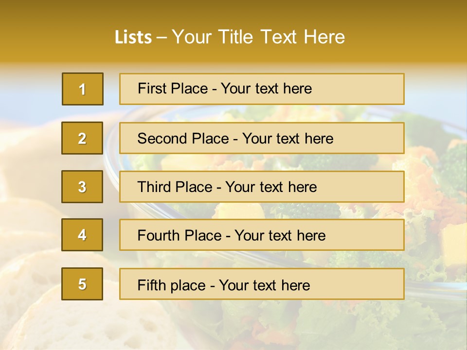 Healthy Food PowerPoint Template