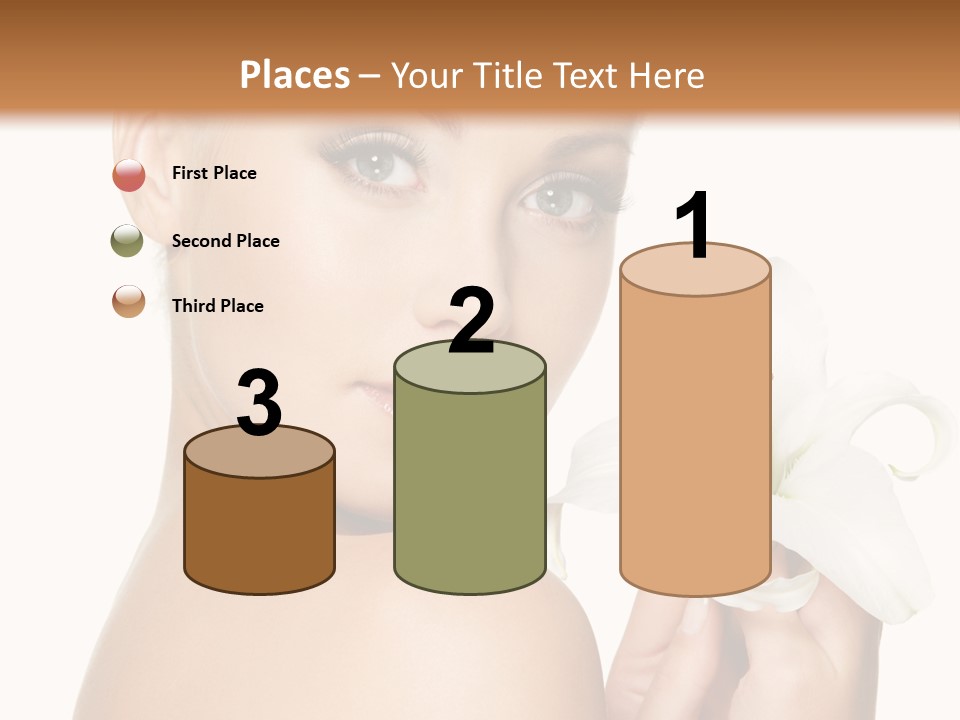 Blonde Eyebrows PowerPoint Template