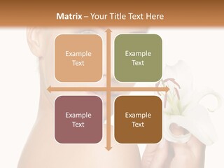 Blonde Eyebrows PowerPoint Template