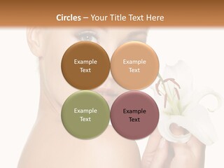 Blonde Eyebrows PowerPoint Template