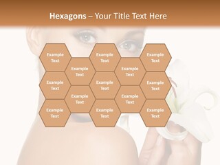 Blonde Eyebrows PowerPoint Template