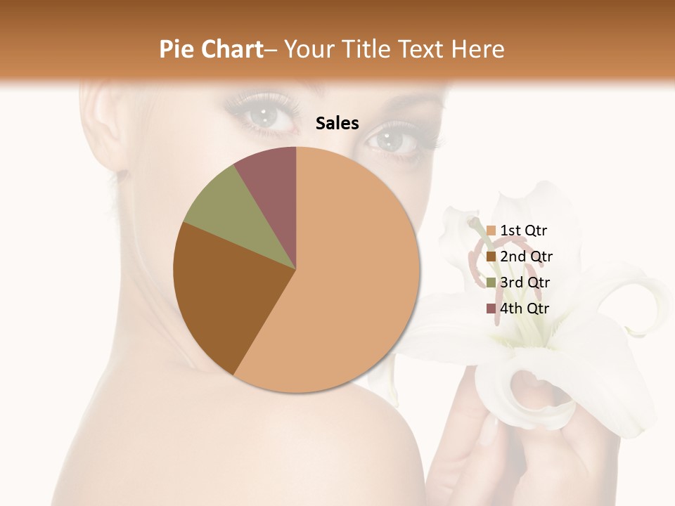 Blonde Eyebrows PowerPoint Template