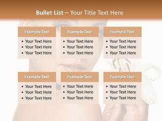 Blonde Eyebrows PowerPoint Template