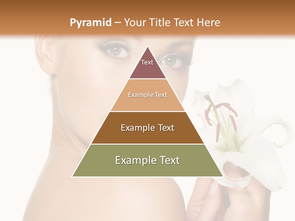 Blonde Eyebrows PowerPoint Template