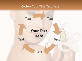 Blonde Eyebrows PowerPoint Template